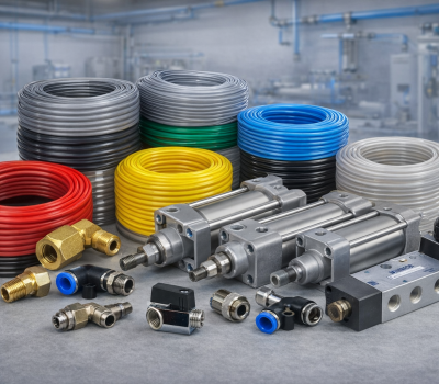 Componentes pneumáticos garantem confiabilidade e desempenho na automação industrial